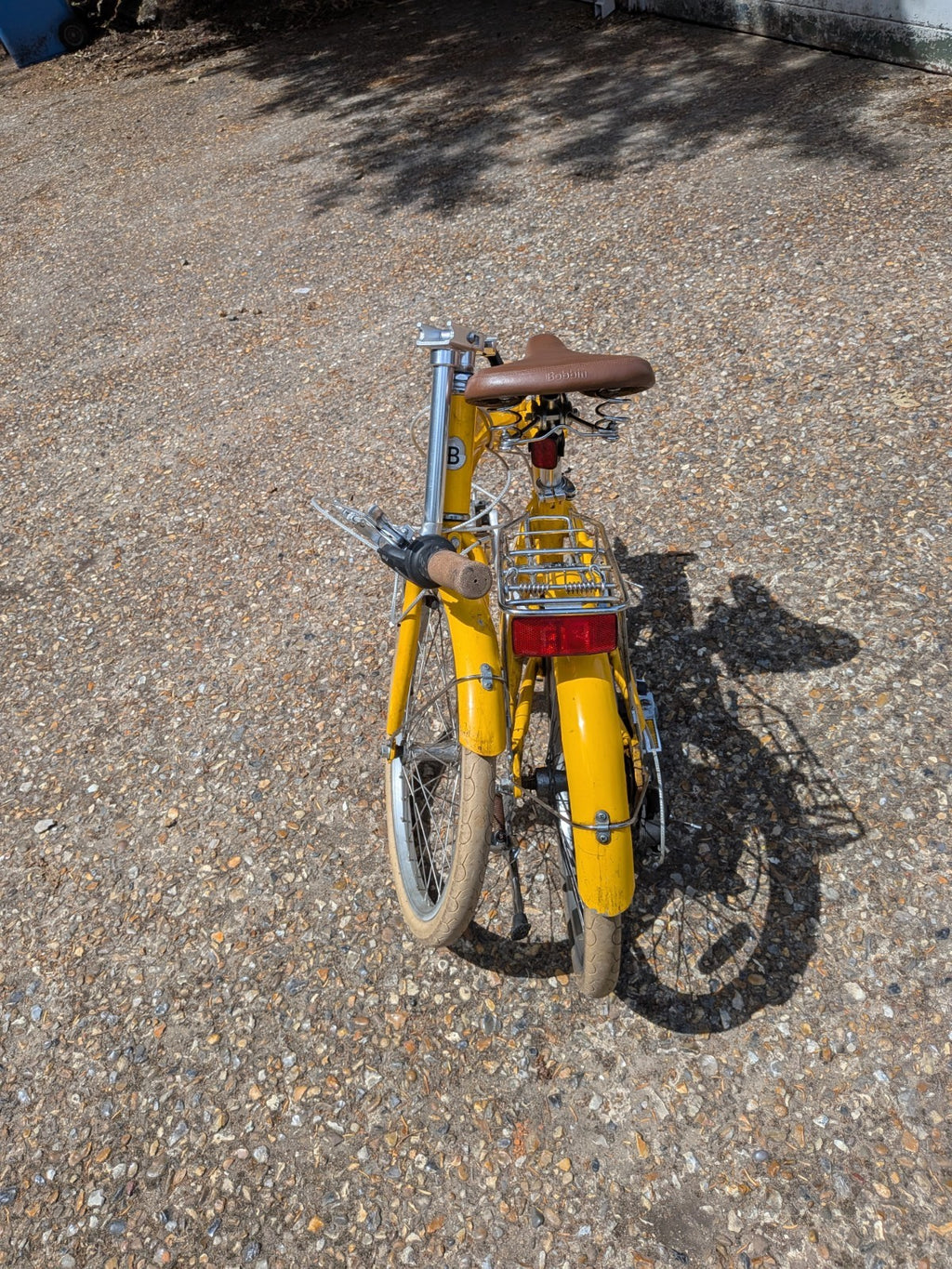 Bobbin Yellow Folding Bicycle Like Brompton Folding Bike