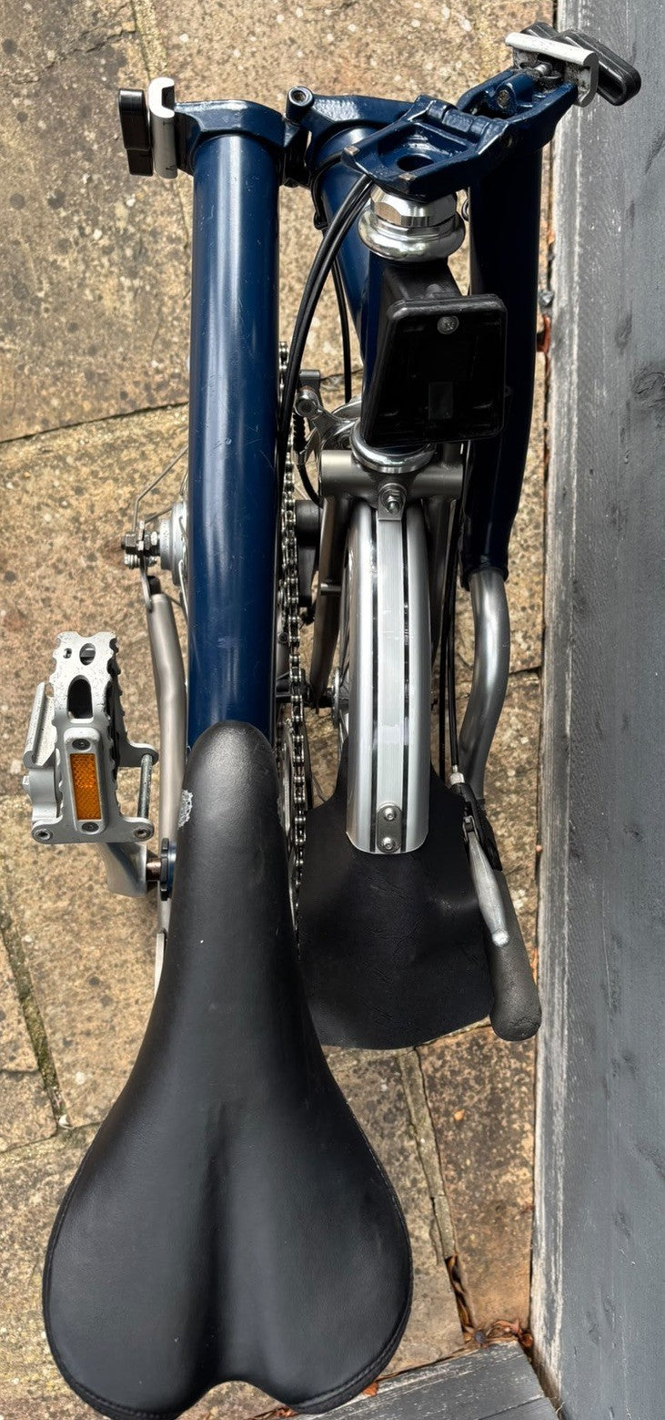 Brompton M3L-X Titanium C Line 3 speed Tempest Blue - Excellent Used Condition