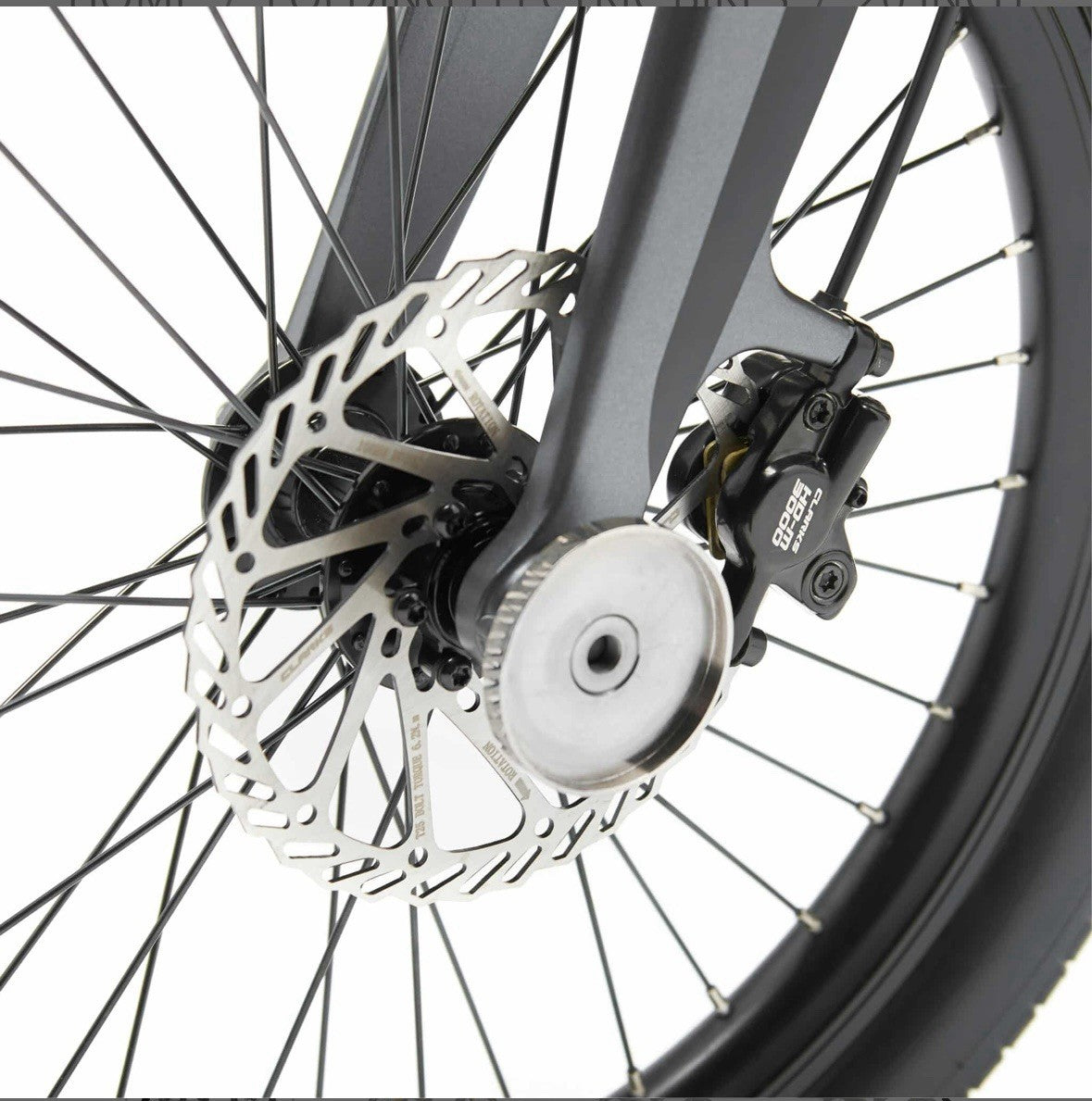 MiRiDER 20 20in Foldable  Bike, Disc Brakes, 250W Rear Hub, Grey