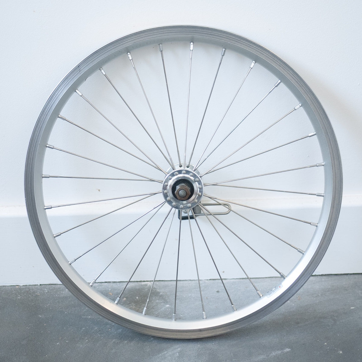 Brompton 1/2 Speed Wheelset Superlight Double Butted Silver 16" 349 E Hook