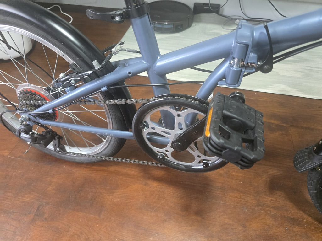 BTWIN Tilt 120 Grey Folding Bike - collection from LS10 OR KT1