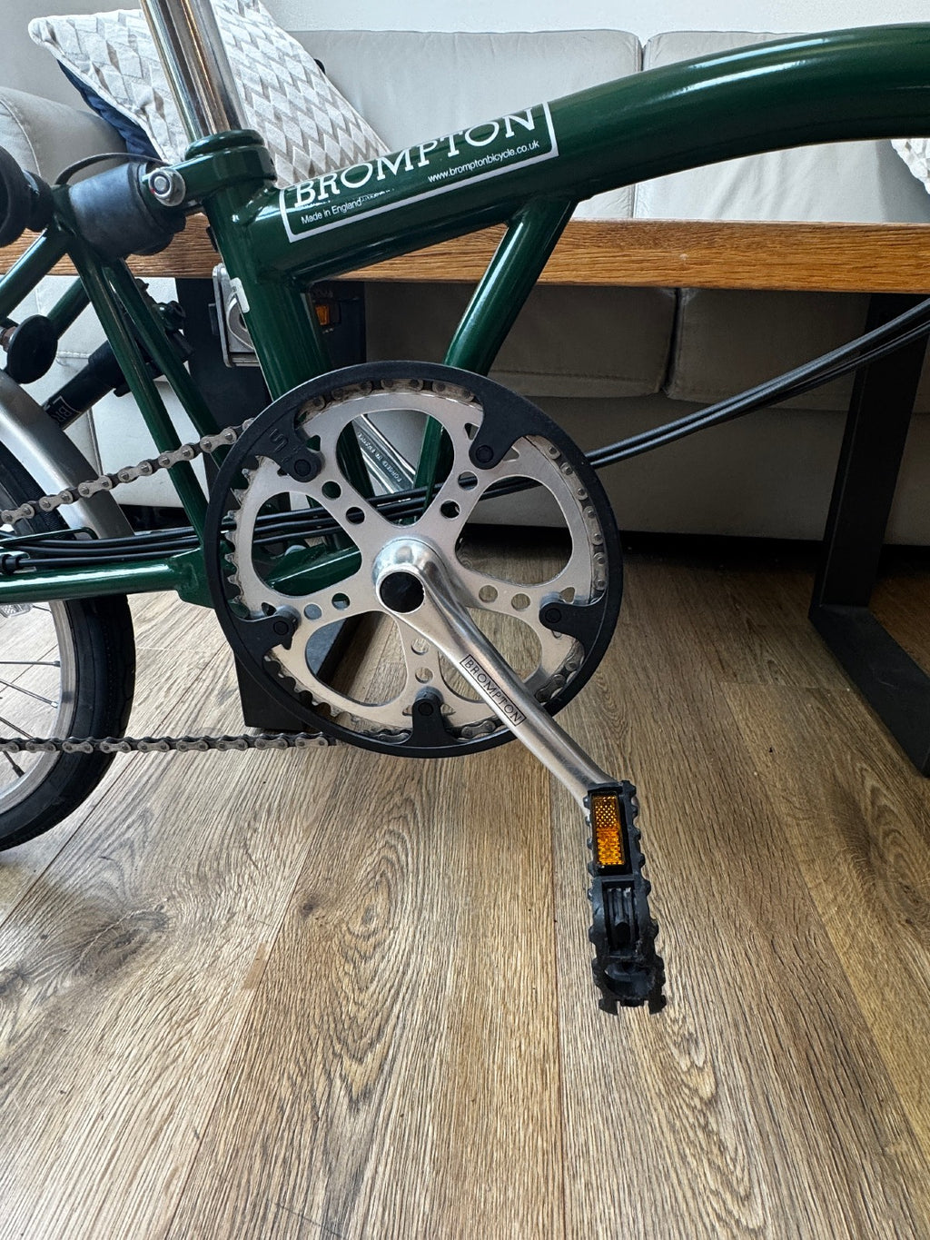 Classic 6-Speed Brompton Folding Bicycle B - Racing Green - MINT