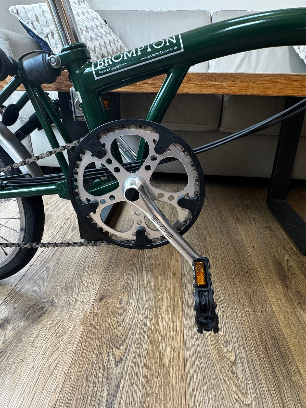 Classic 6-Speed Brompton Folding Bicycle B - Racing Green - MINT