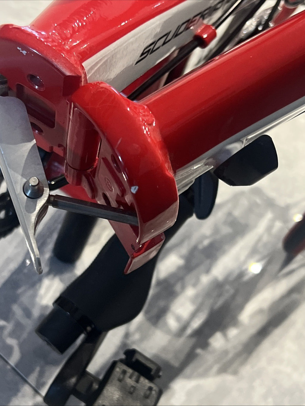 Ferrari Secuderia red Foldable Bike