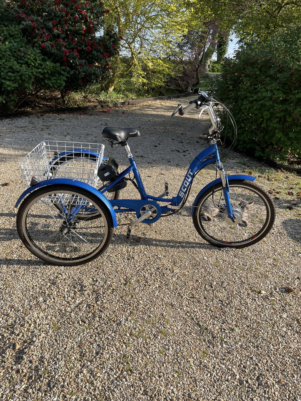ADULT TRICYCLE, SCOUT, FOLDING, 6 SPEED, 24 inch wheels, pre-loved