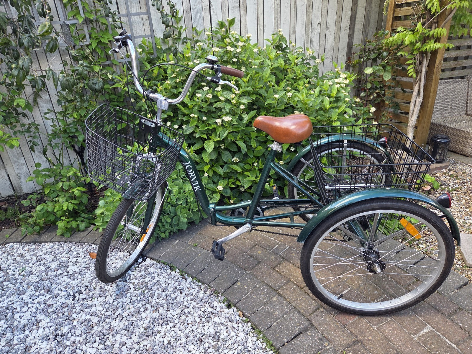 Jorvik Adult Folding Tricycle GREEN