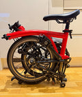 Brompton M6L - Black Edition / Rocket Red