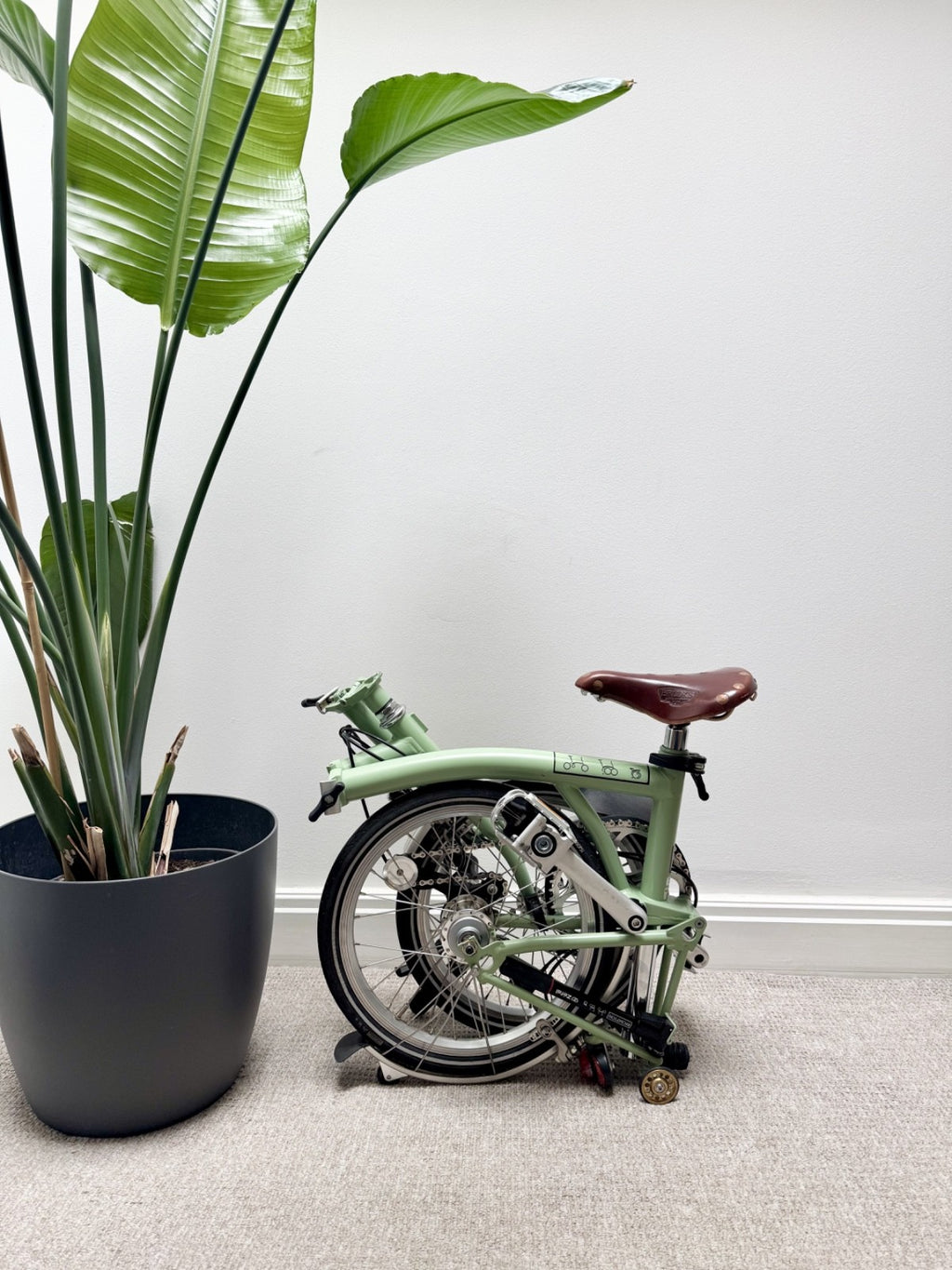 Brompton Bike - H3L – Matcha Green  – Excellent Condition