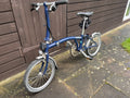 Brompton ML2 Folding Bike Navy Blue 2 Speed, 2017 Model