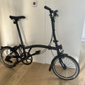Brompton C Line 2- Speed Black Folding High Handlebar Bike 2023 Great Conditon