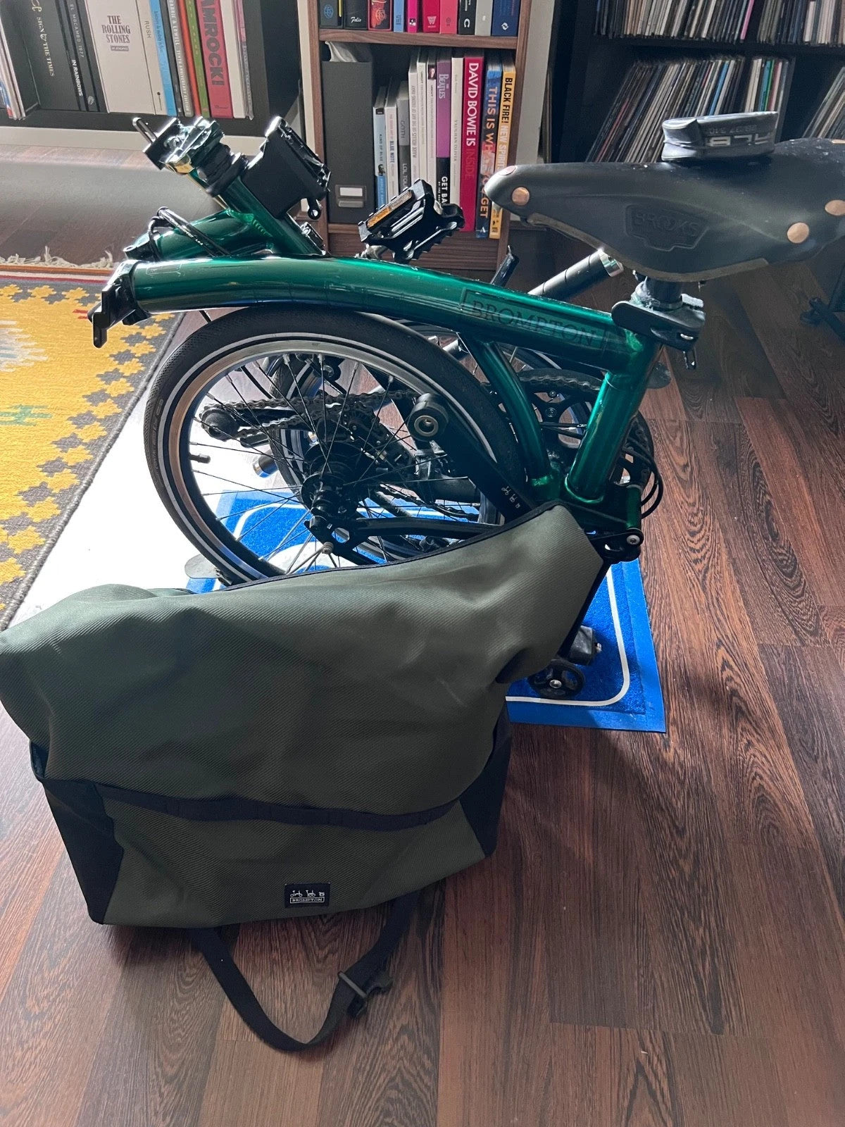 Brompton P Line 4-Speed - Urban Low Handlebar Folding Bike - Emerald Green LTD!