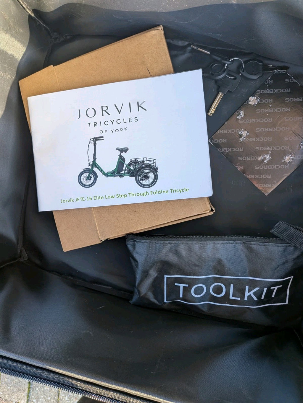 Jorvik Elite  Folding Compact Tricycle Jet-16.Ex Demo.24 Miles Usage,L@@k