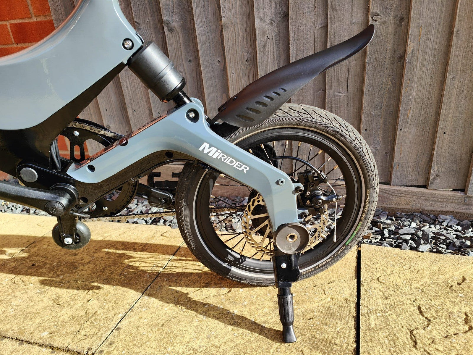 MiRider One Folding Cycle Orange, 16-inch Wheels , only 21 miles .