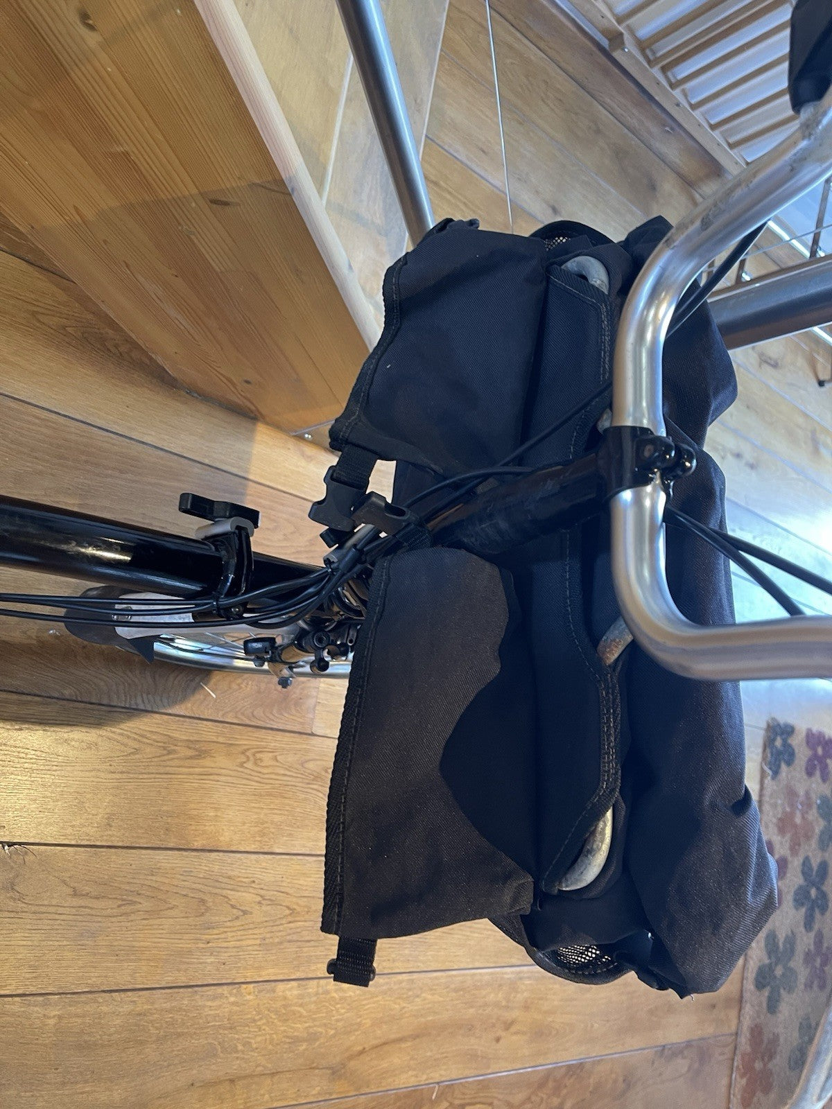 Brompton Folding Bike 16in Black/Silver Derailleur Caliper, Rack Mudguards