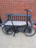Dahon Vybe Folding City Bike 20-inch Wheels, 7-Speed, Black