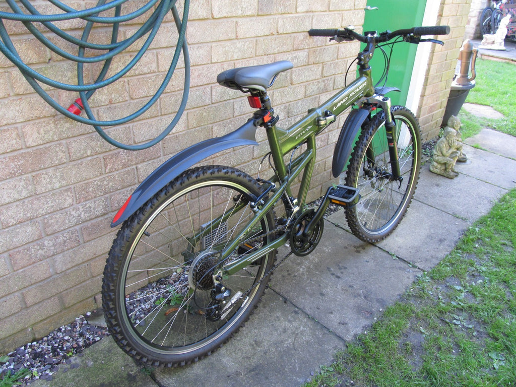 BIKE MOUNTAIN BI FOLD front  DISC BRAKES 26" WHEELS UNISEX-EXCELLENT CONDITION