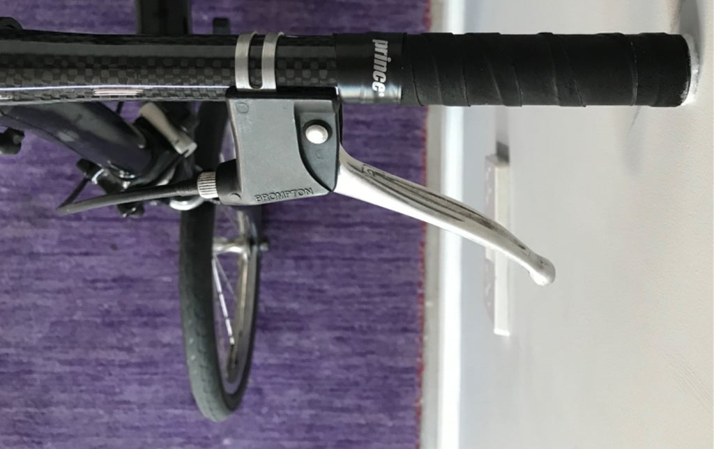 Brompton  Lightweight Fixie with carbon parts upgrades