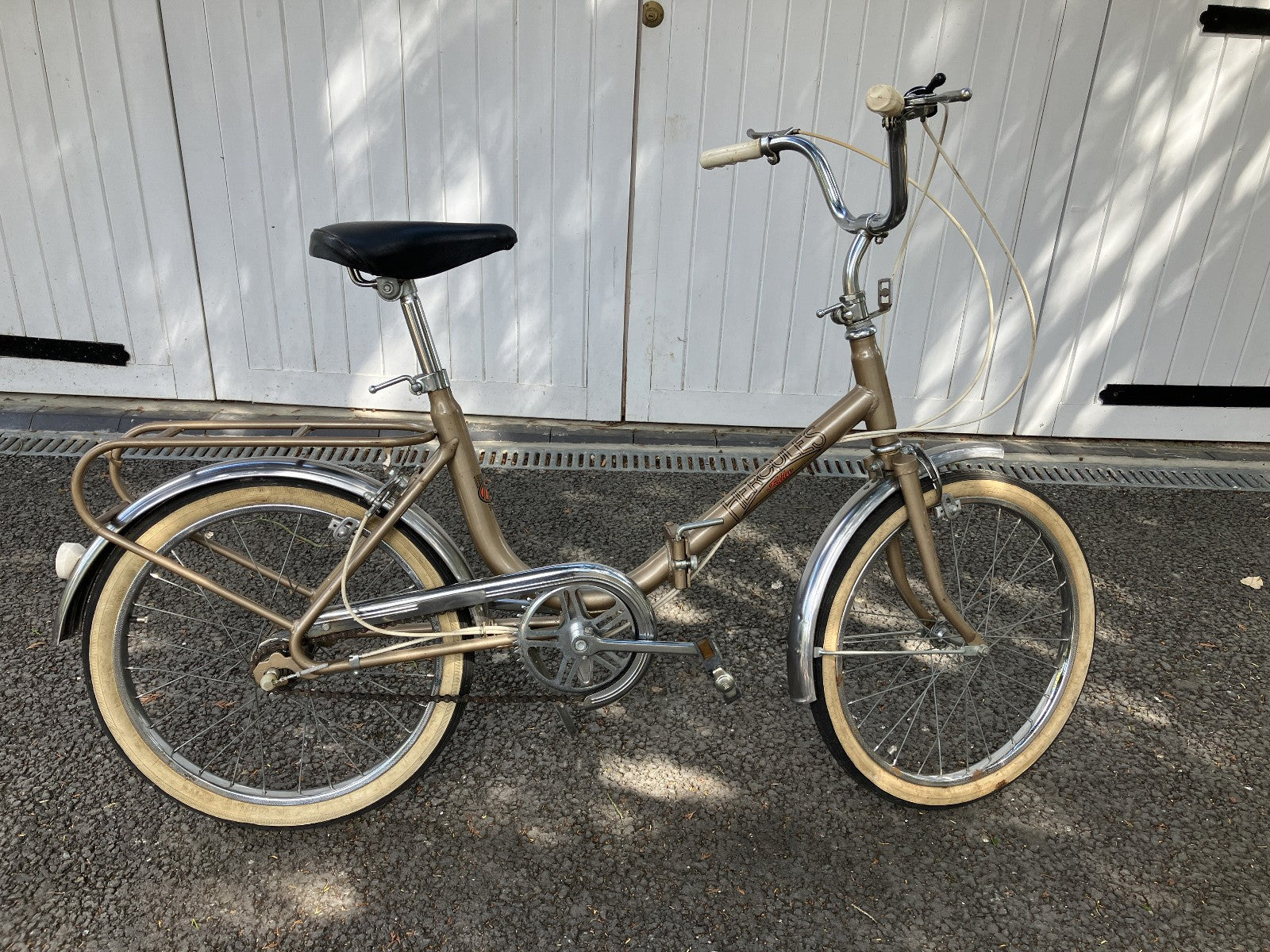 2x Hercules of Nottingham England Folda Folding Bicycles c1970's