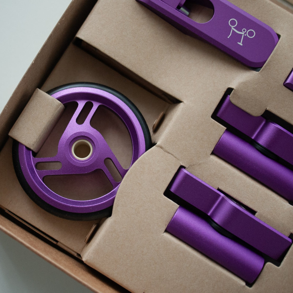 Brompton Bike ColourLab Colour Touchpoint Set - A, C, P Line Purple RRP£130