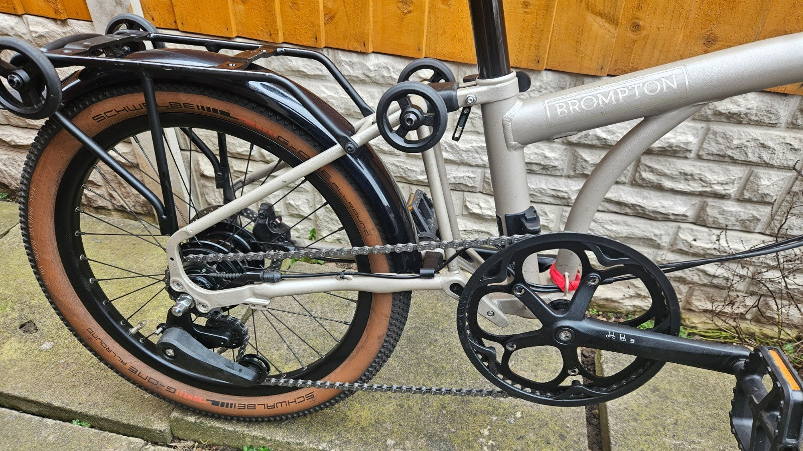 Brompton G Line size S traildust white