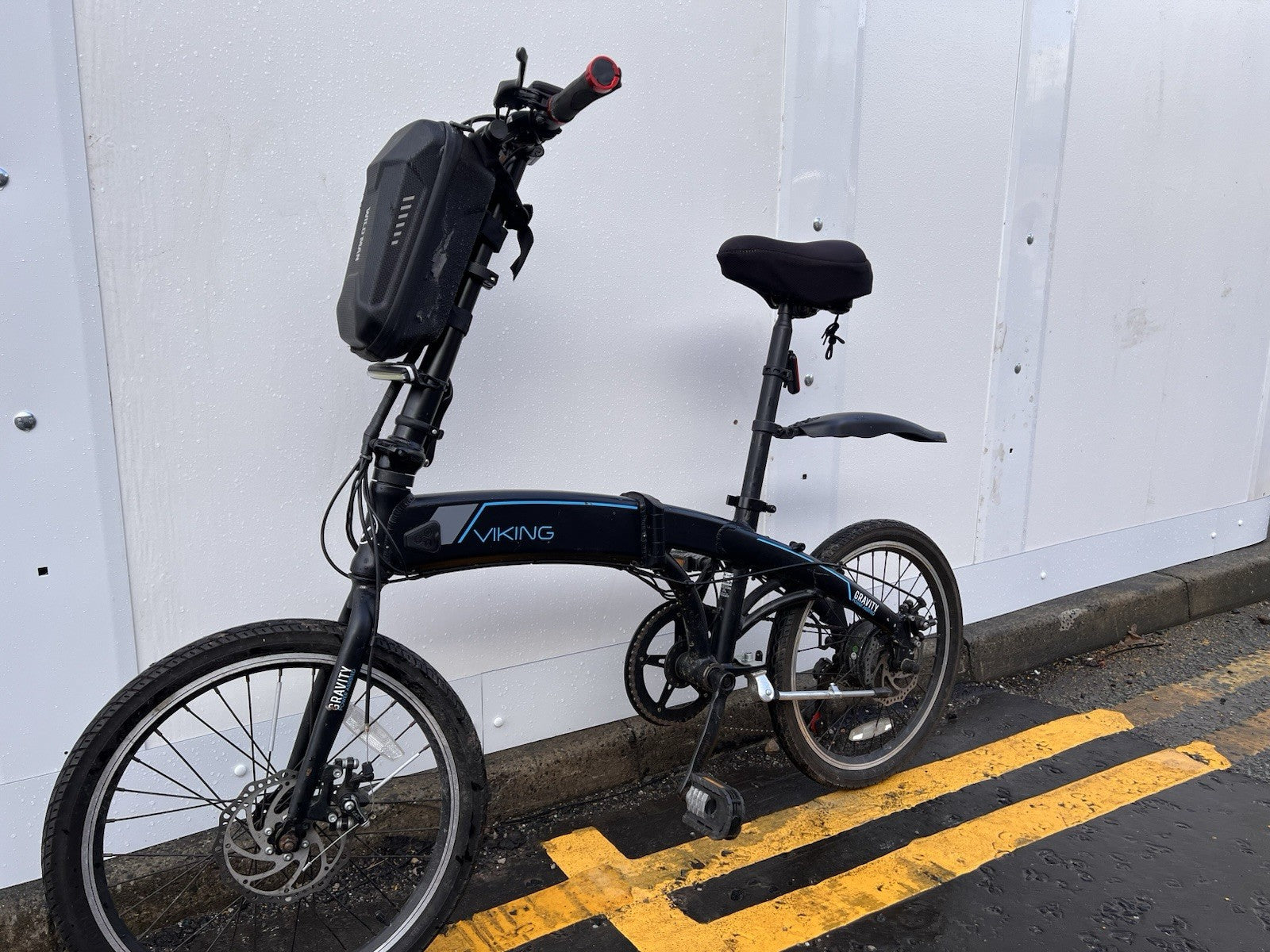 Viking Metropolis Unisex 20" Folding Bike 6-Speed Gears, Black