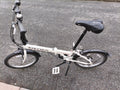 Carrera Transit Lightweight Folding Bike  Aluminium White