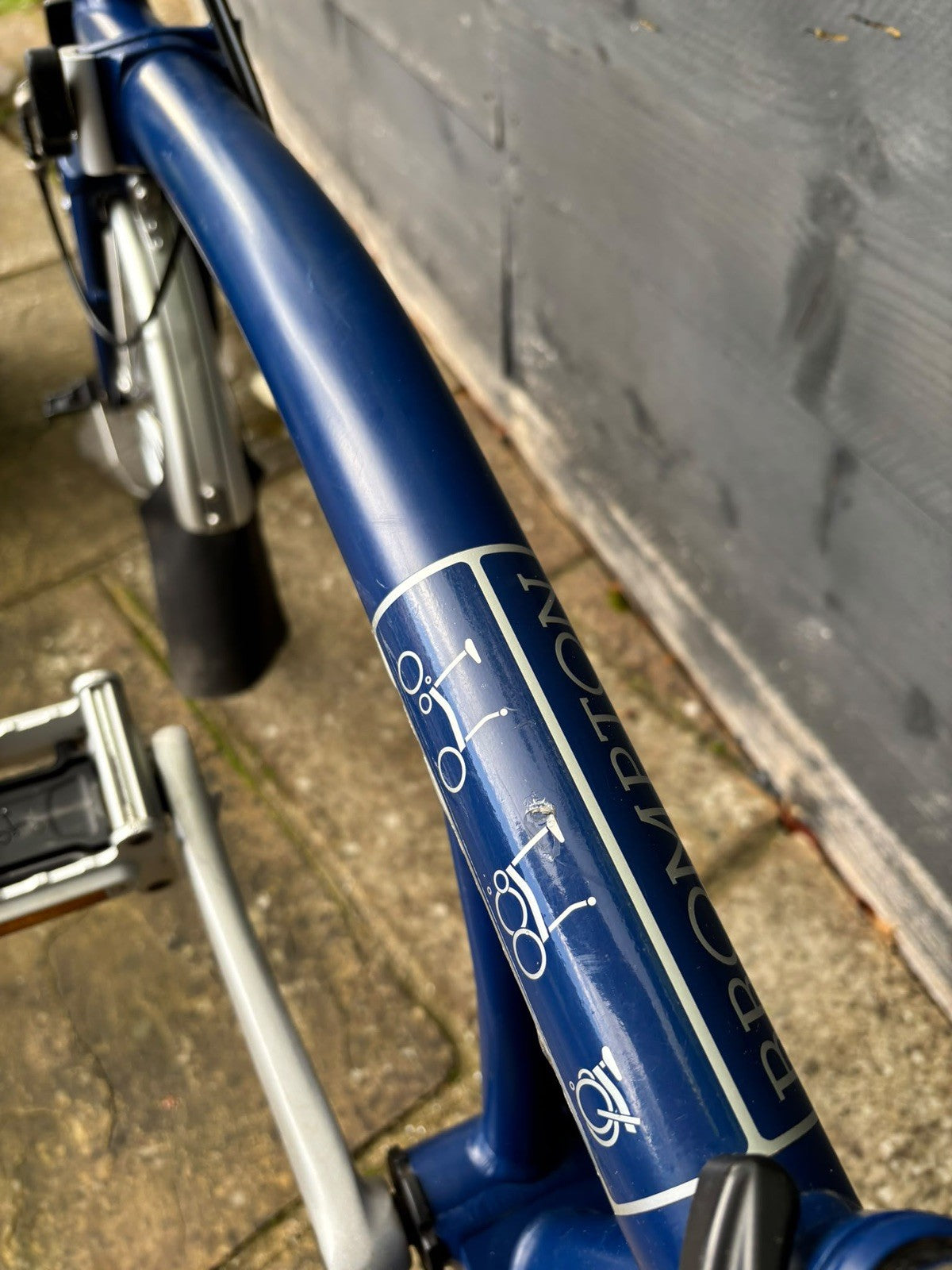 Brompton H6L C Line 6 Speed Folding Bicycle in Cobalt Blue - Light Leisure Use
