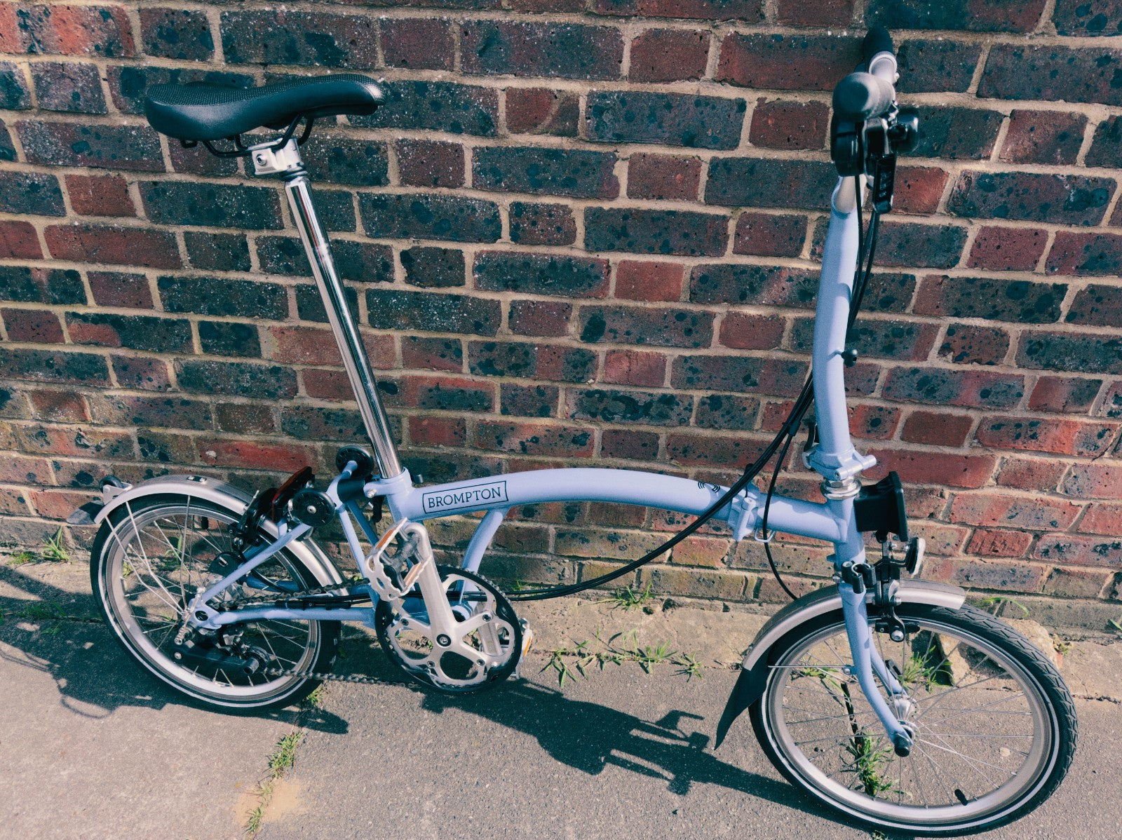 Brompton C Line Explore, 6-Speed, Cloud Blue, Mid Handlebar 22/23