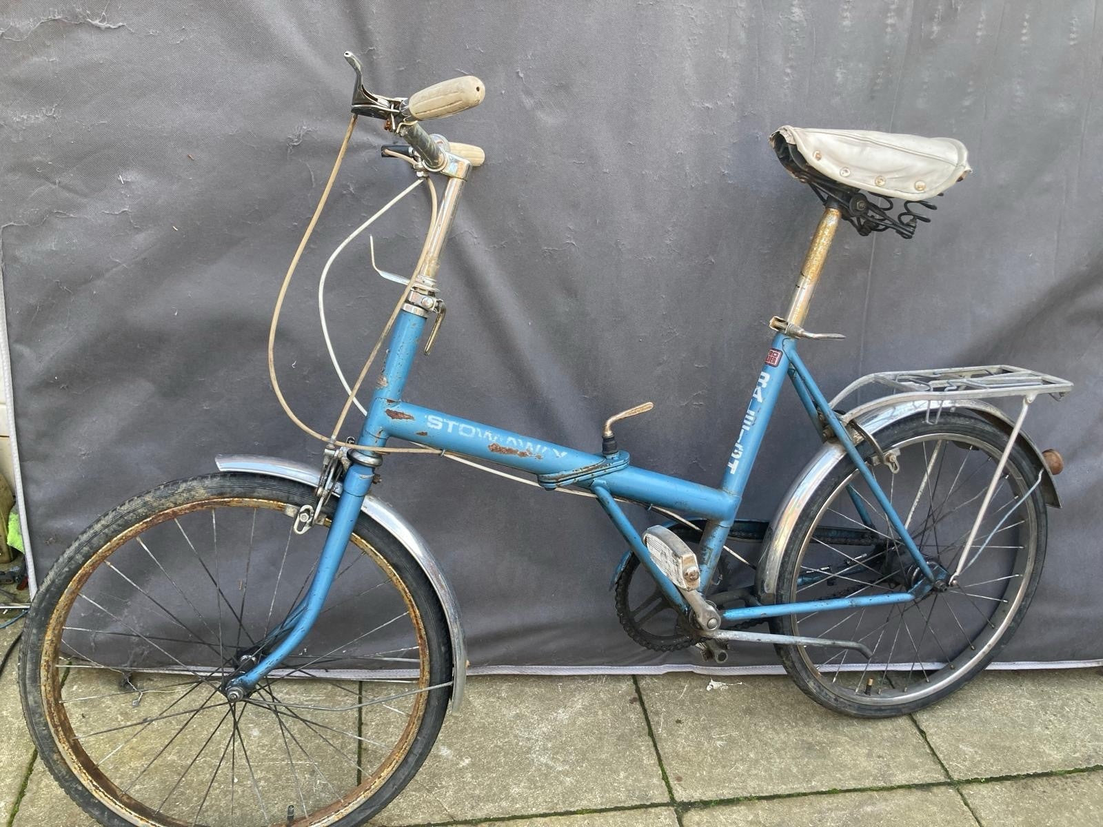 Raleigh Stowaway Vintage Folding Bike Women’s 26in 54cm 3-Speed Rack