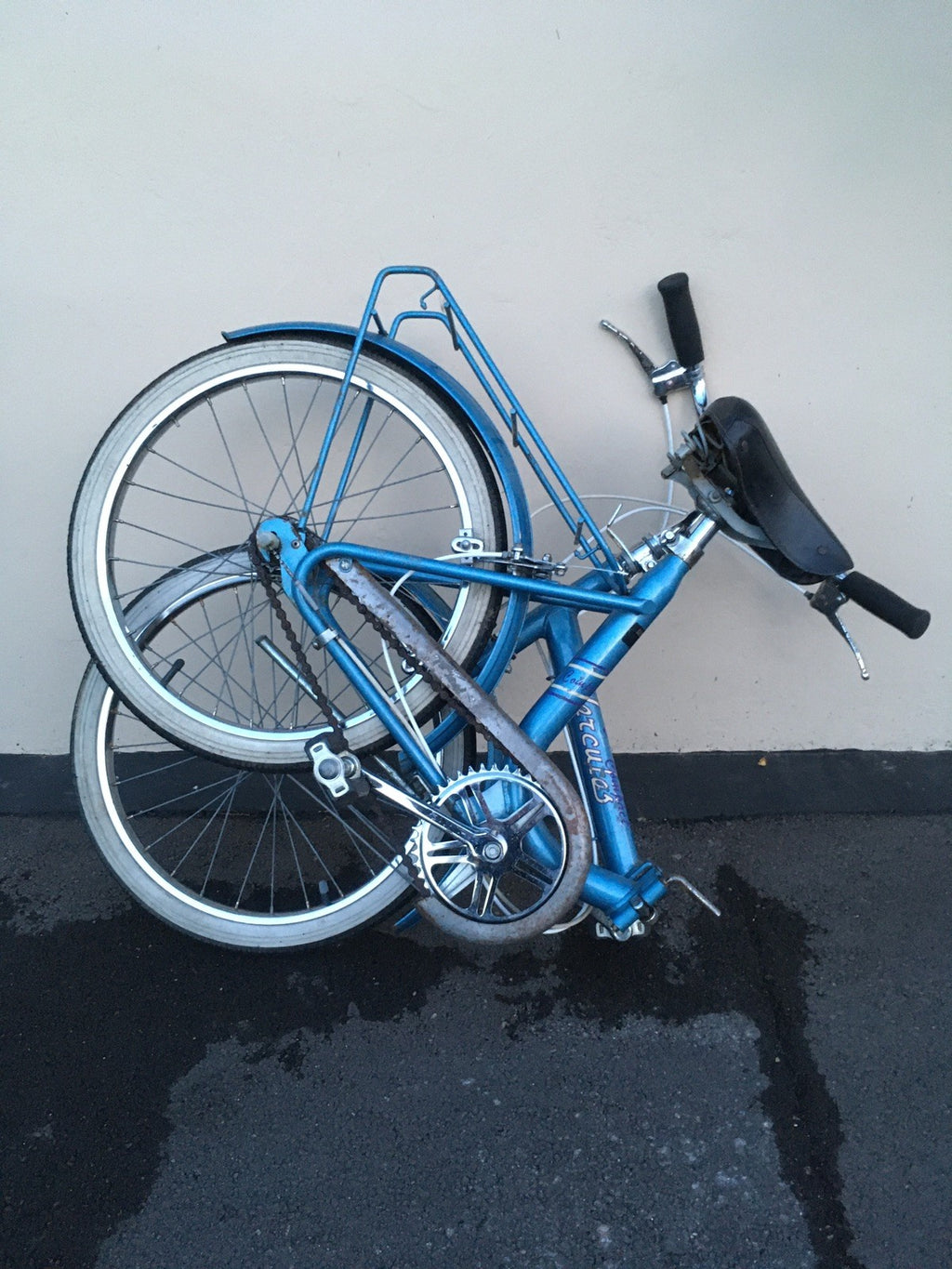 Vintage Hercules Compact folding bike Stowaway Shopper fold up Raleigh Retro LDN