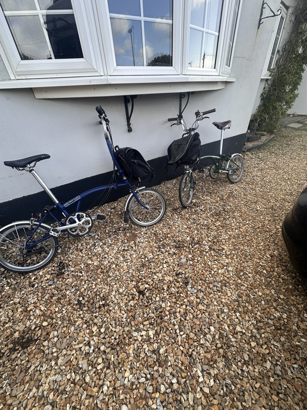 Pair Of Bromptons Folding Bikes