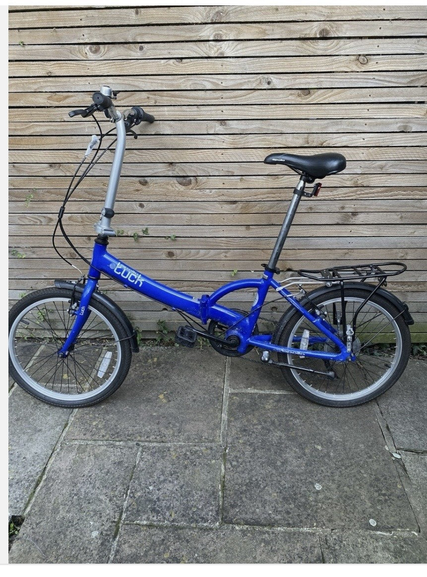 Apollo Tuck Folding Bike, excellent condition, cost over £350