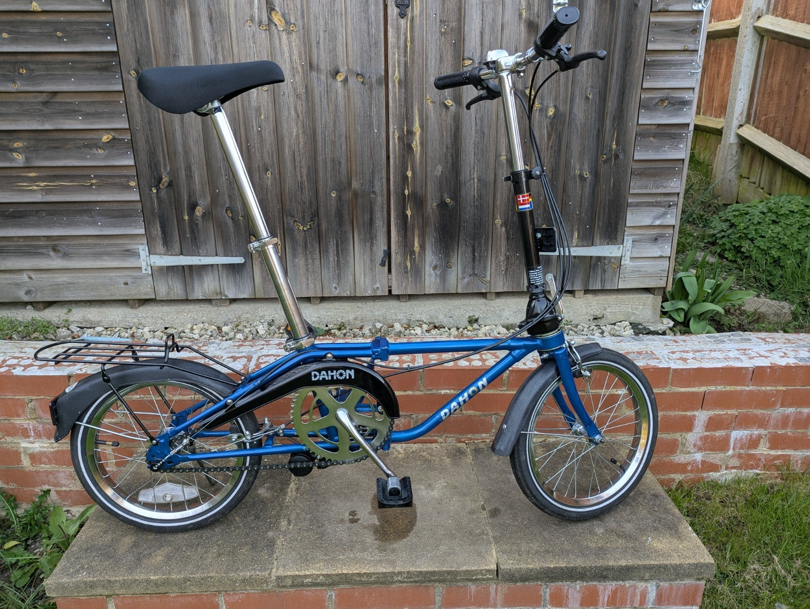 Vintage Dahon Classic III Folding Bike – 3-Speed Sturmey Archer (Blue)