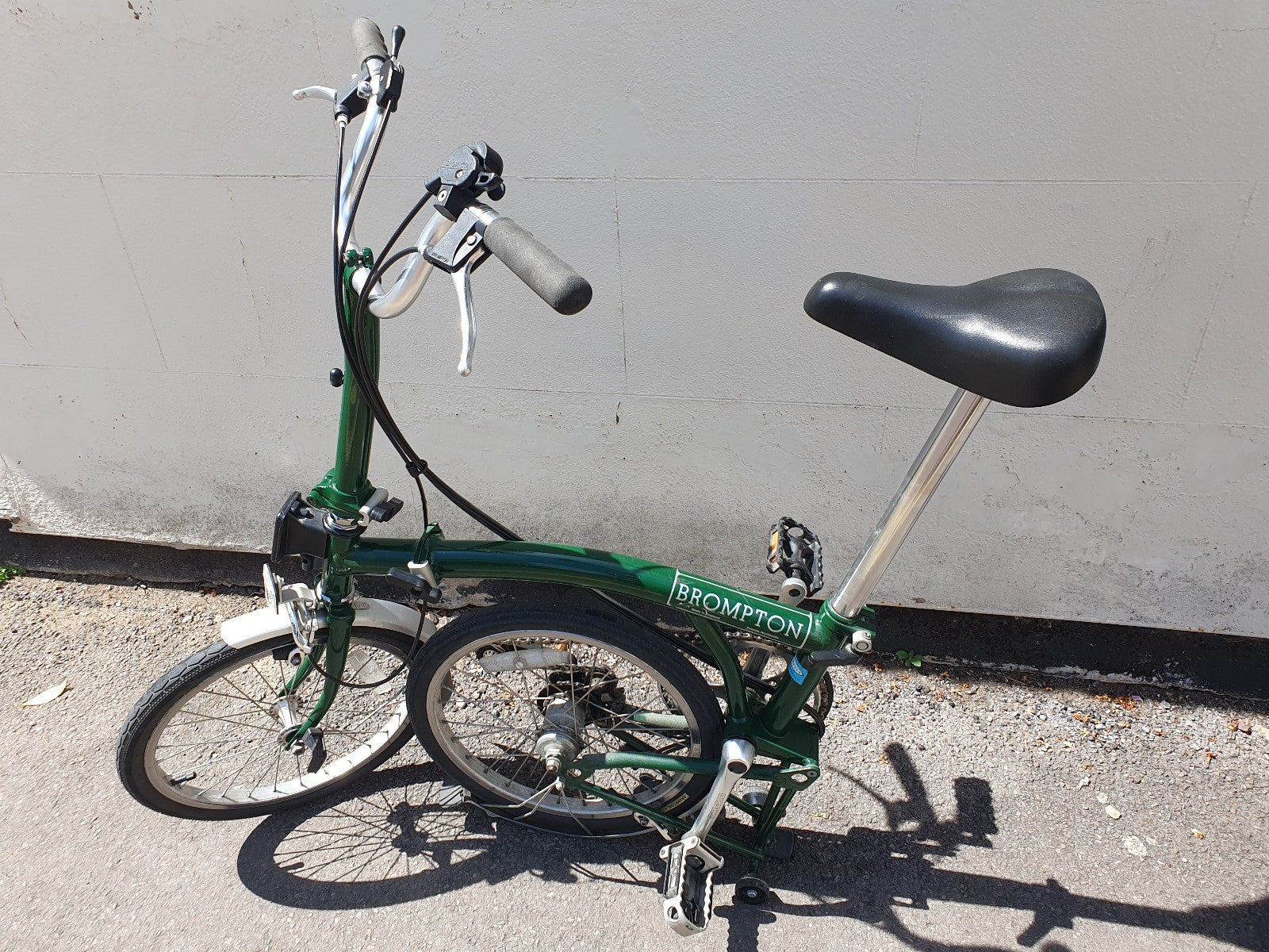 Brompton folding bike C-Line in Racing Green