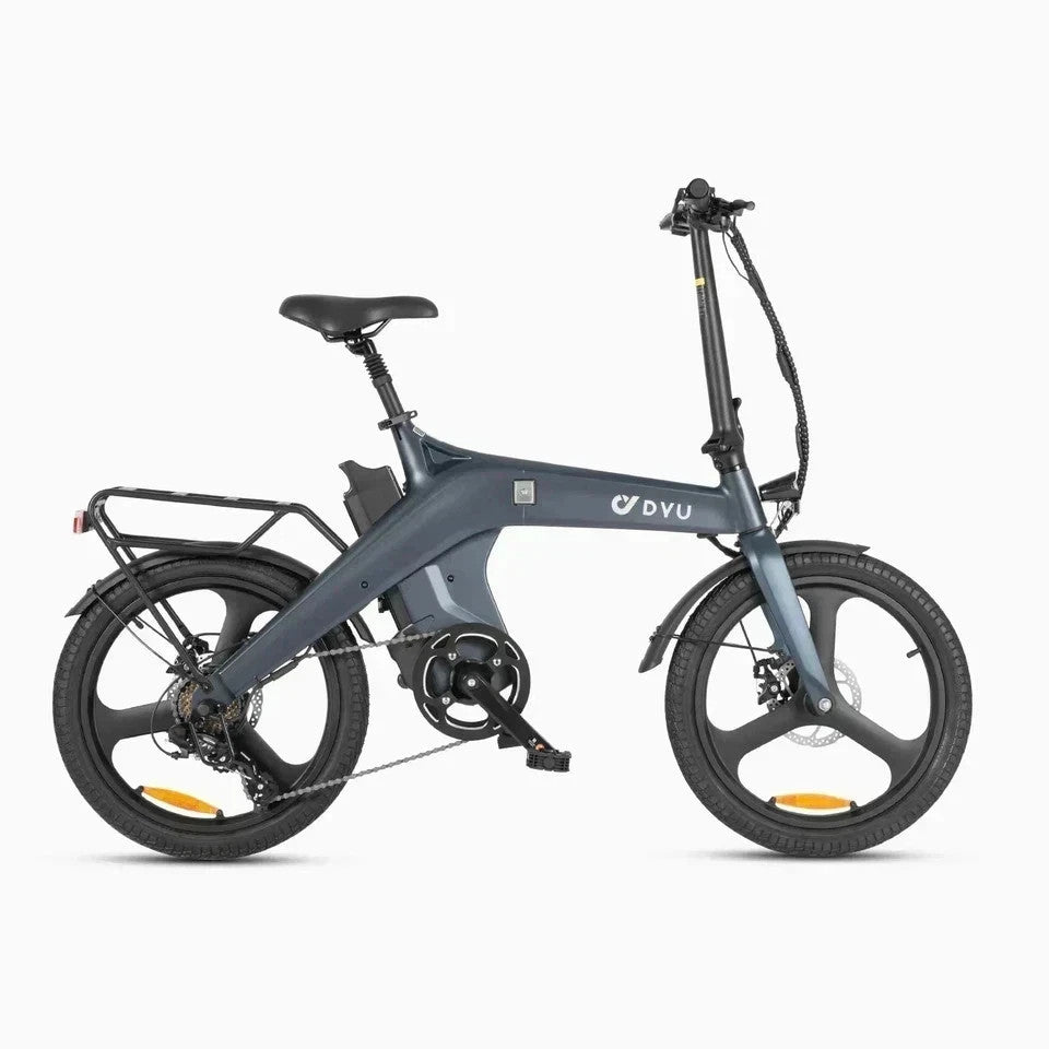 DYU T1 20" Folding E - Bike 250-W 36-V 10/Ah Battery 60KM Range City E- Bike
