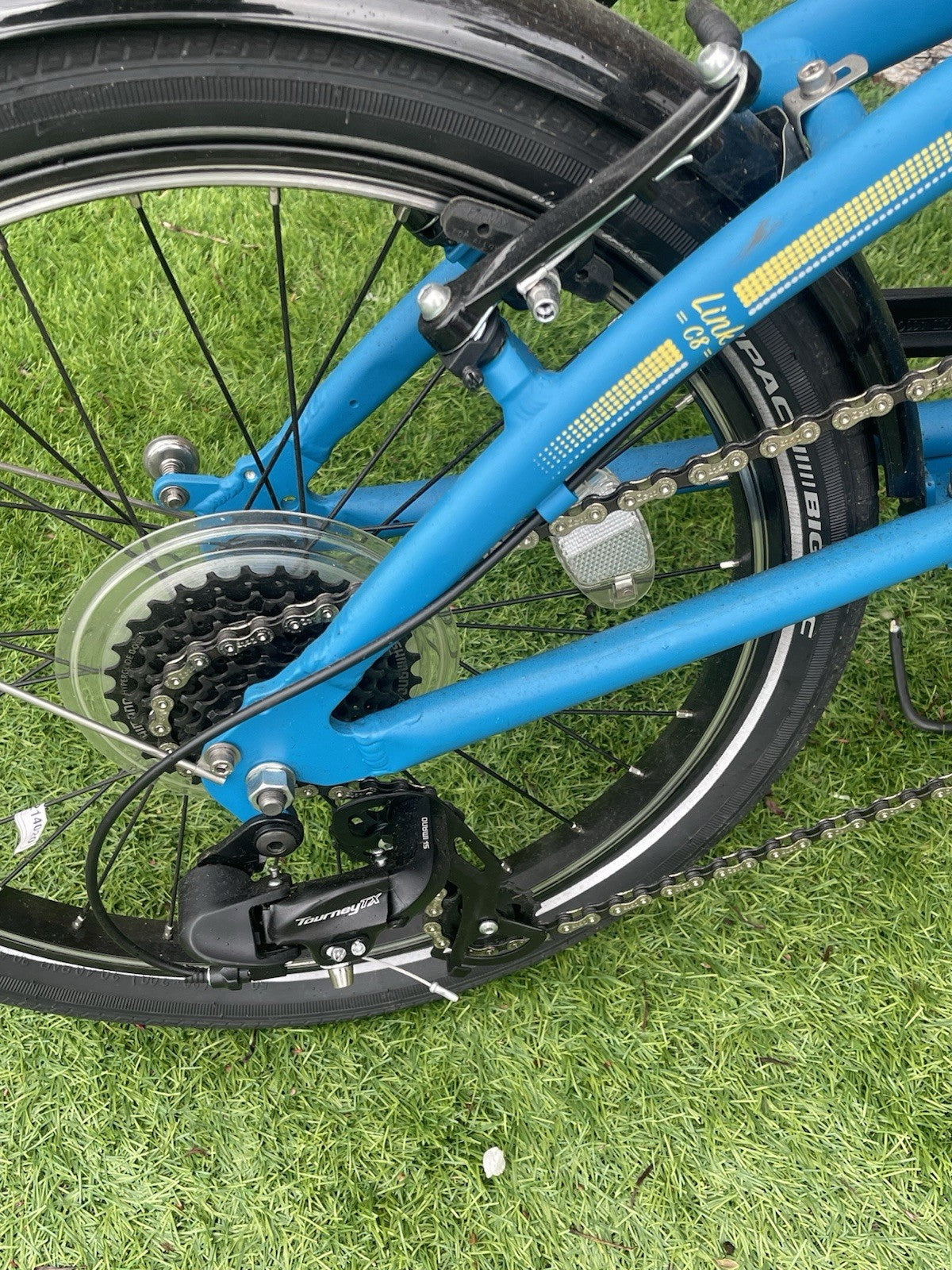 Tern Link C8 Folding Bike 8 Speed – Blue – Great Condition