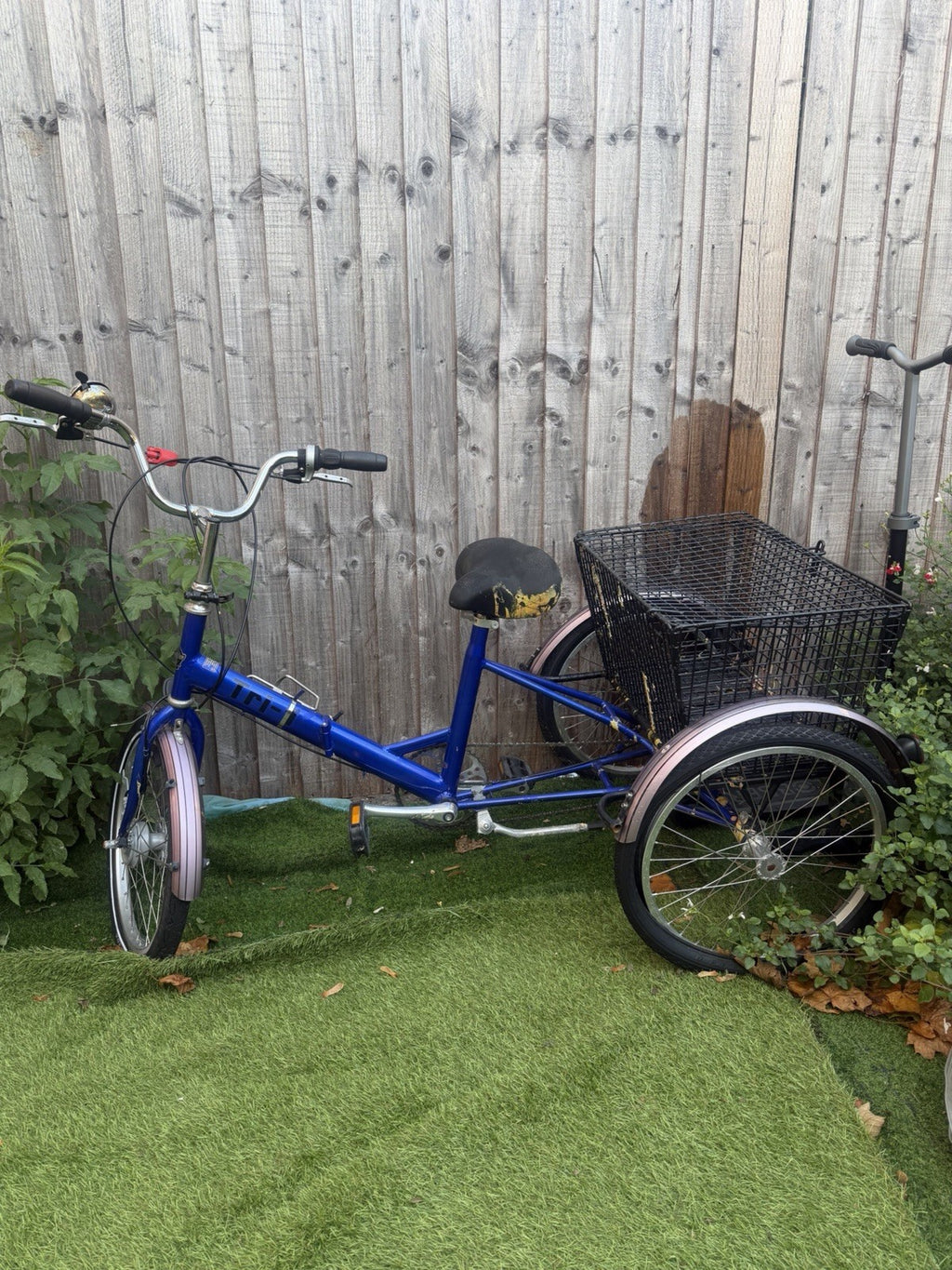 PASHLEY - Tri-1 Folding Adult Trike Burgundy Red