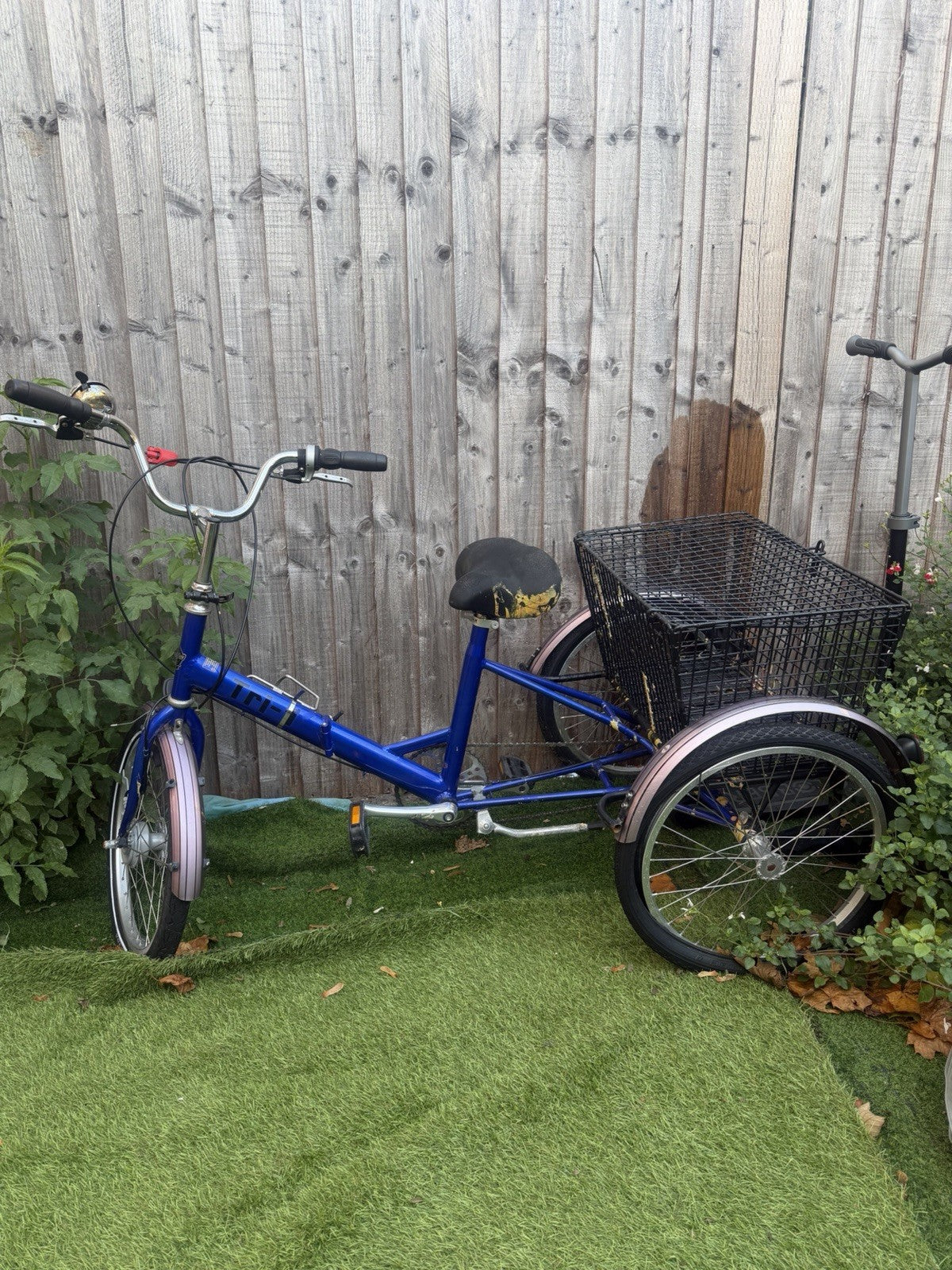 PASHLEY - Tri-1 Folding Adult Trike Burgundy Red