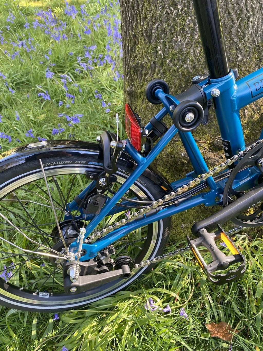 Brompton C-Line 6-Speed in Ocean Blue (Discontinued) - Mid bar - April 2026 -New