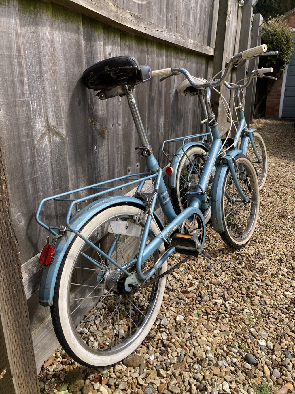 Raleigh Hercules Compact Folding Bike Vintage Stowaway Shopper, Fold-Up, Retro