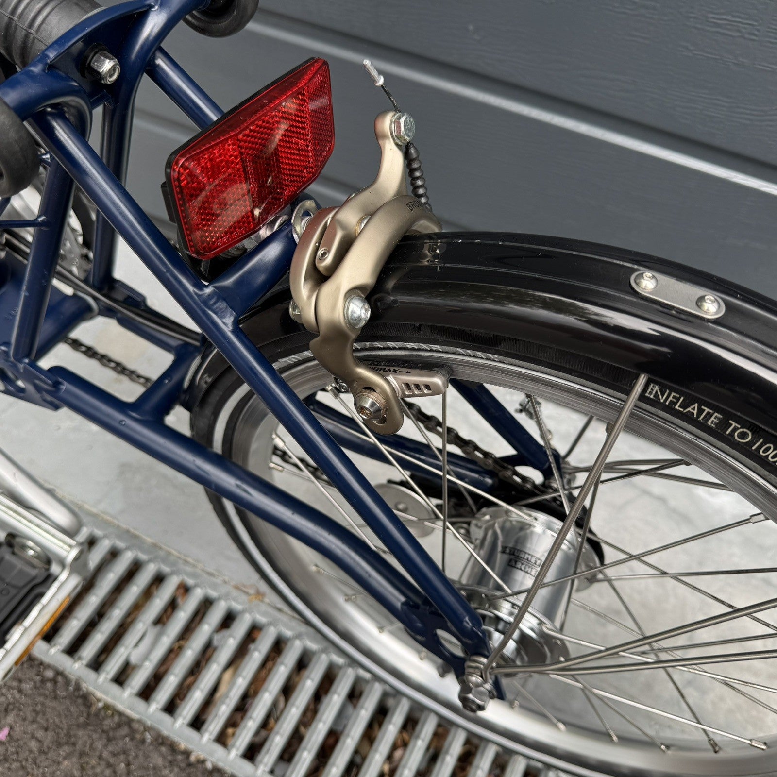 Brompton M3L 3 speed Tempest Blue Superb Condition