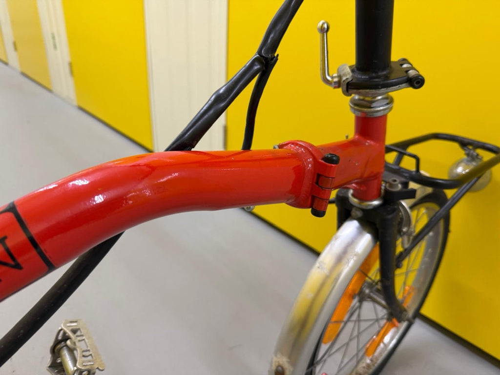 Brompton MK1 (3 Speed)  folding bicycle - Red