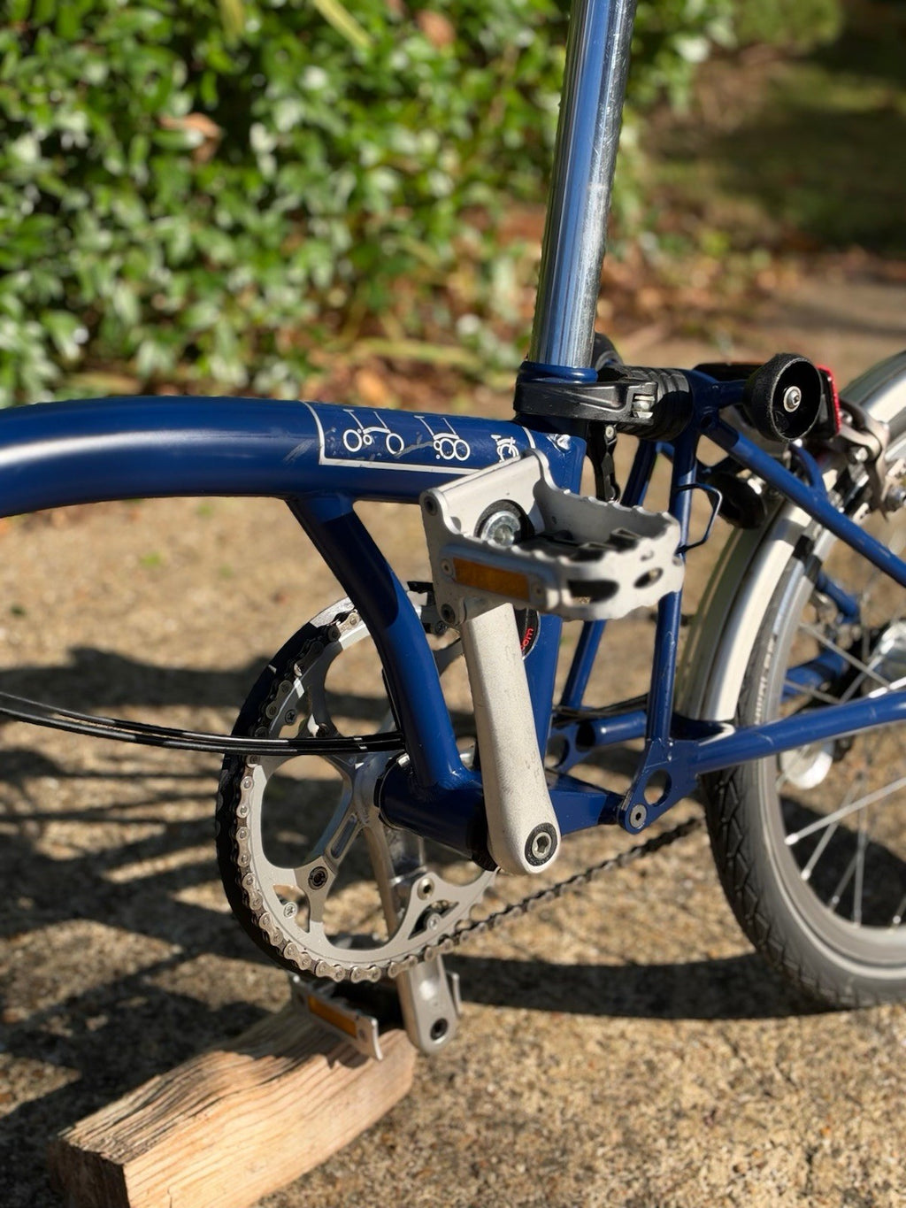 Brompton M3L 2013 Folding Bike 3-Speed, Tempest Blue