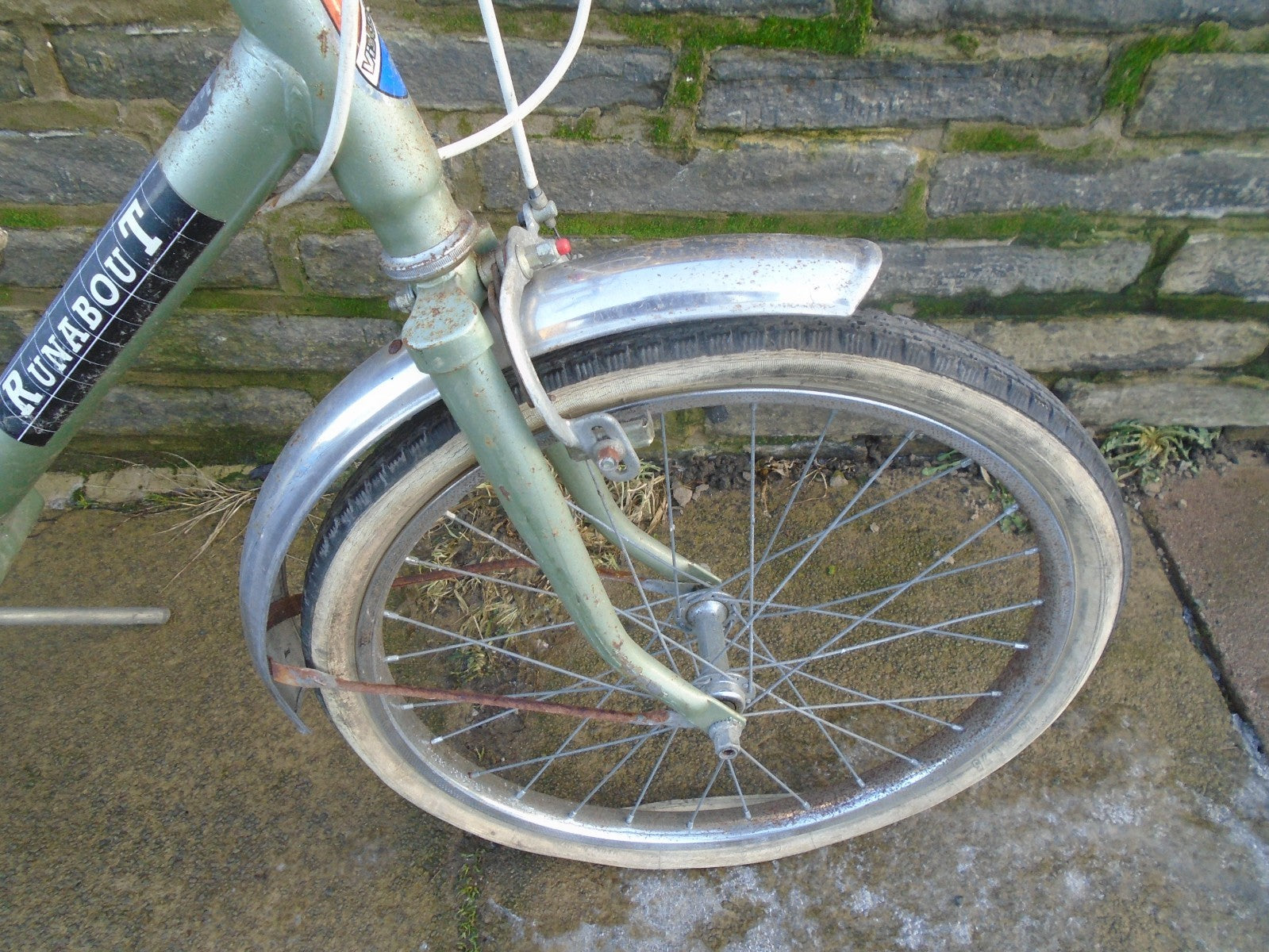 Vintage 1981 Viscount Runabout folding shopper bike, ideal camper / caravan