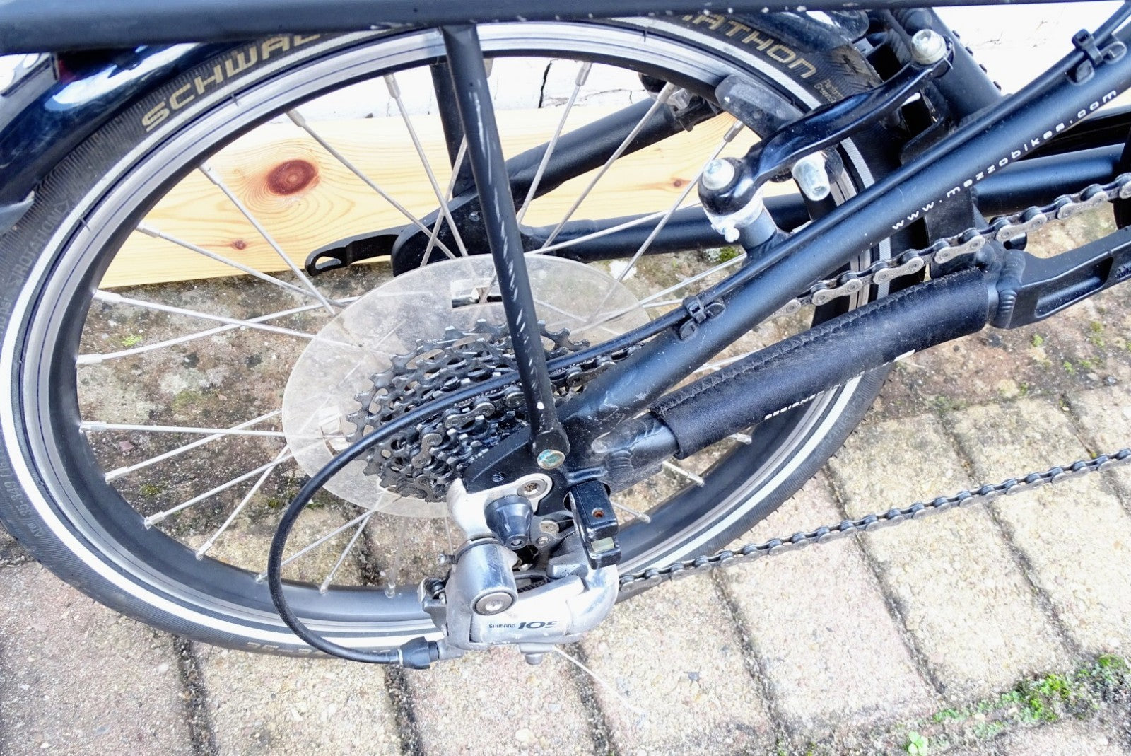 Mezzo D10 Folding Bike 26"wheels Lightweight Alloy Frame Top Quality