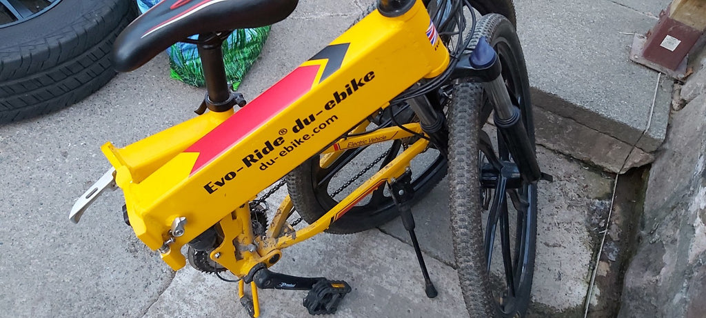rare foldable mountain bike