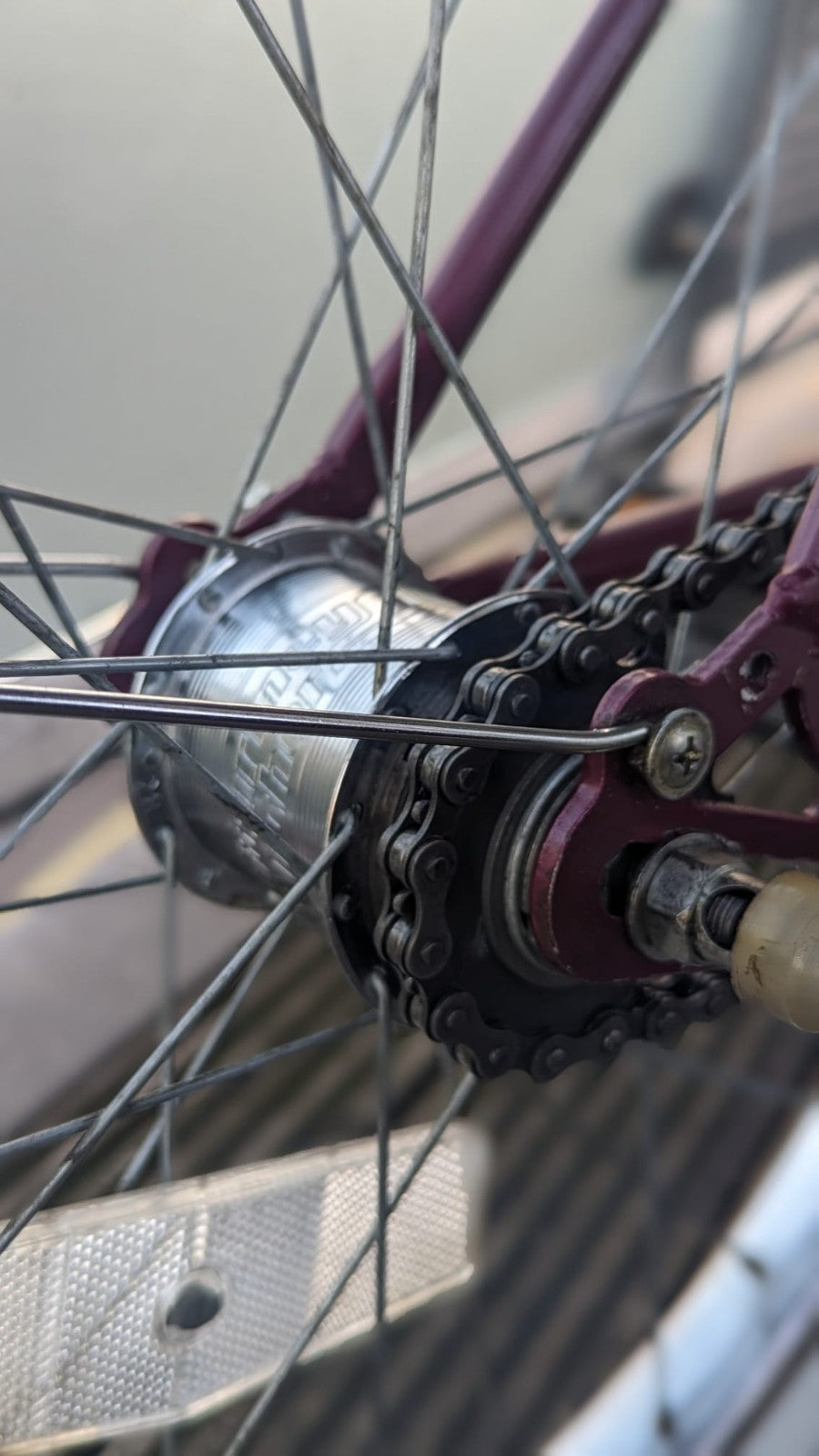 '90s Apollo Wayfarer Vintage Folding Bike, Red, Restored, Good Condition