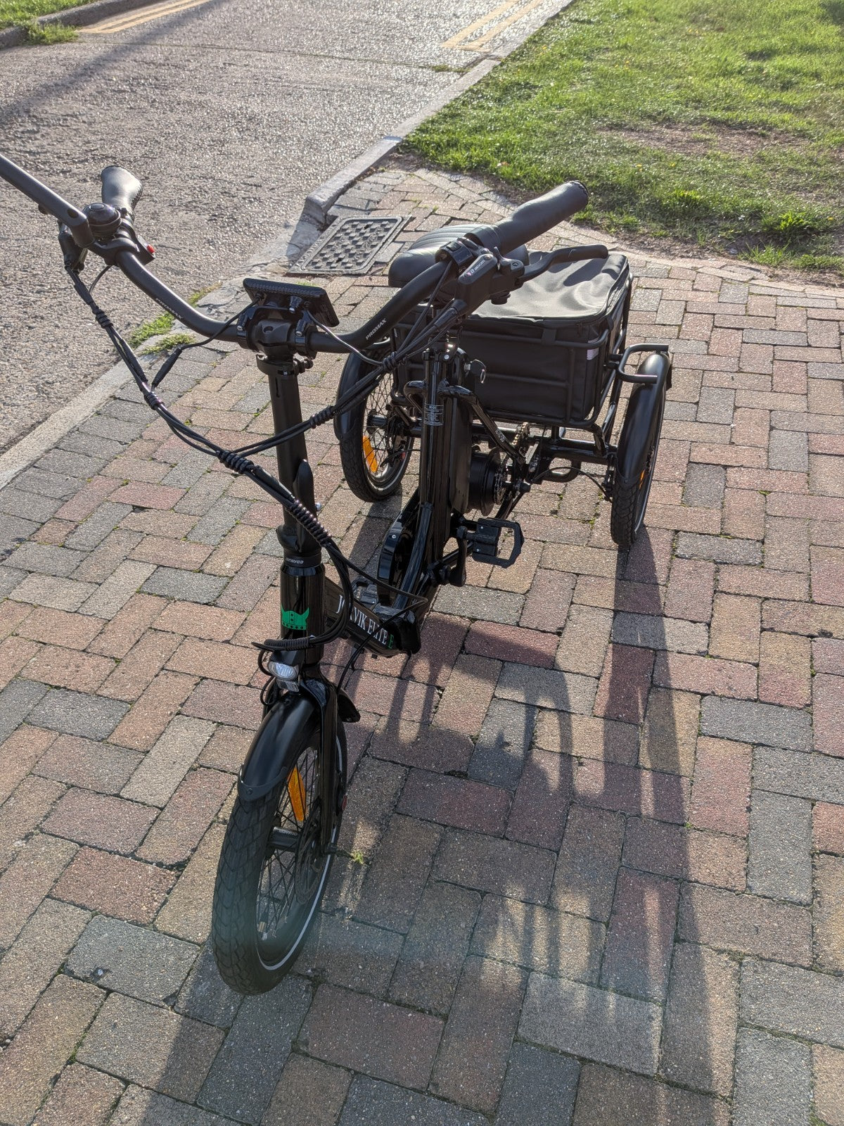 Jorvik Elite E-16 Folding E-Tricycle , Brand New ,Only 5 Miles, Reverse,Delivery