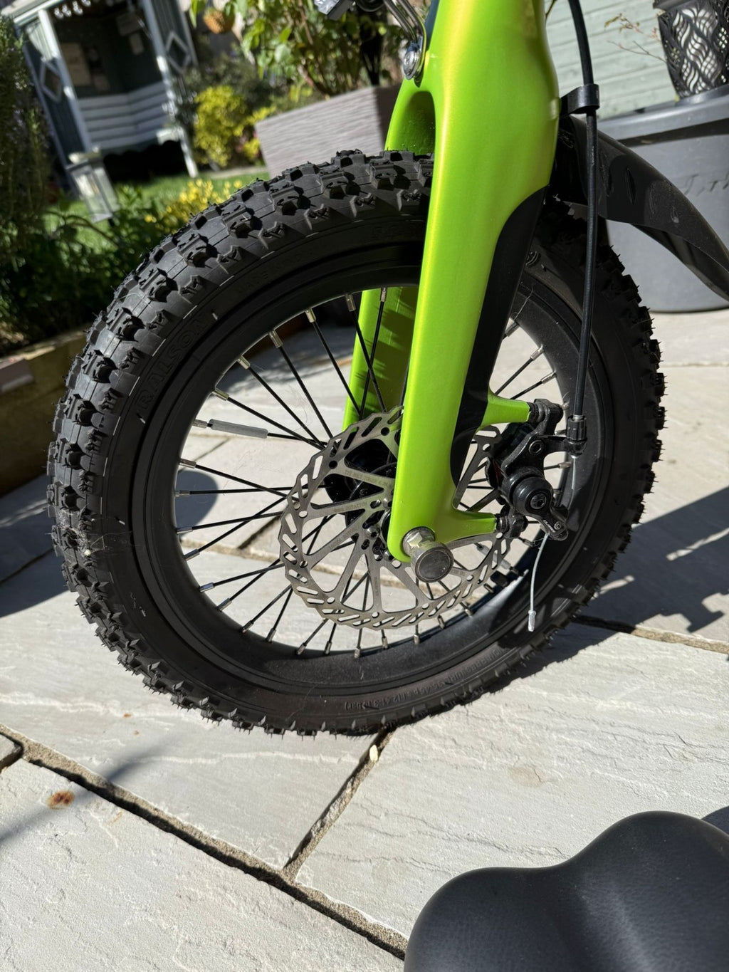 MiRider One Folding Electric Urban Bike - Acid Green - Amazing Condition