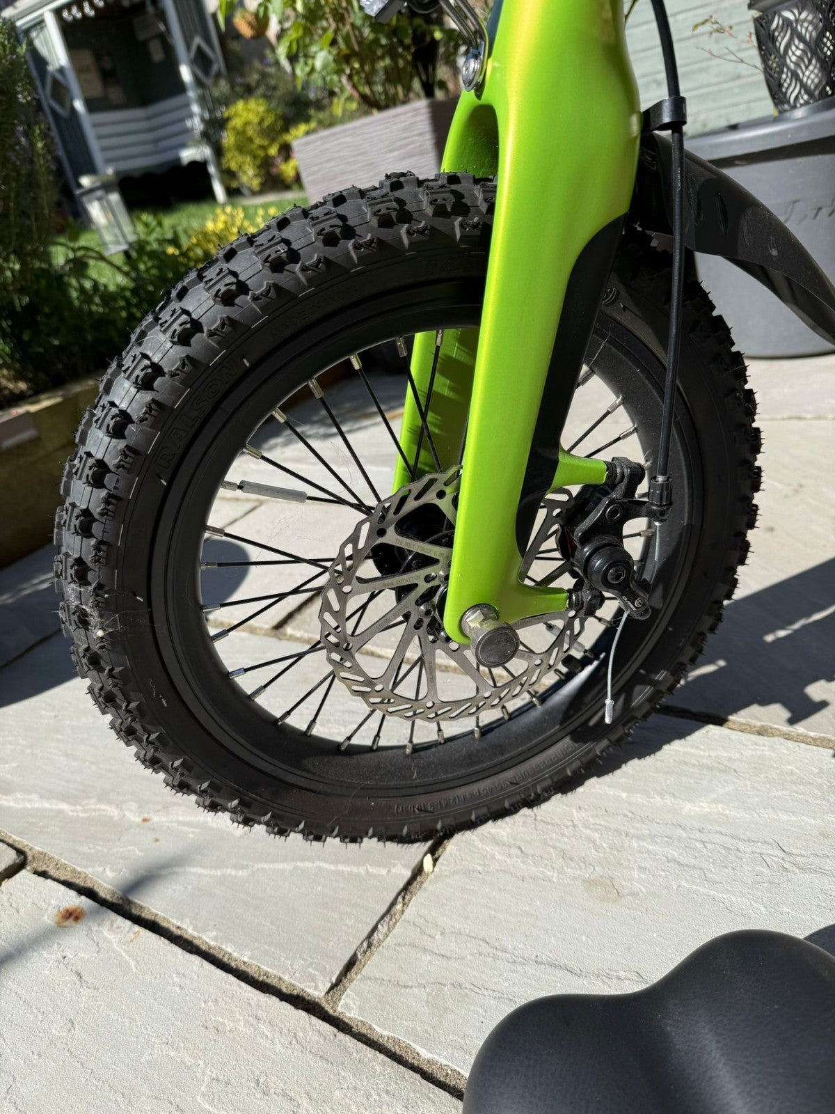 MiRider One Folding Electric Urban Bike - Acid Green - Amazing Condition